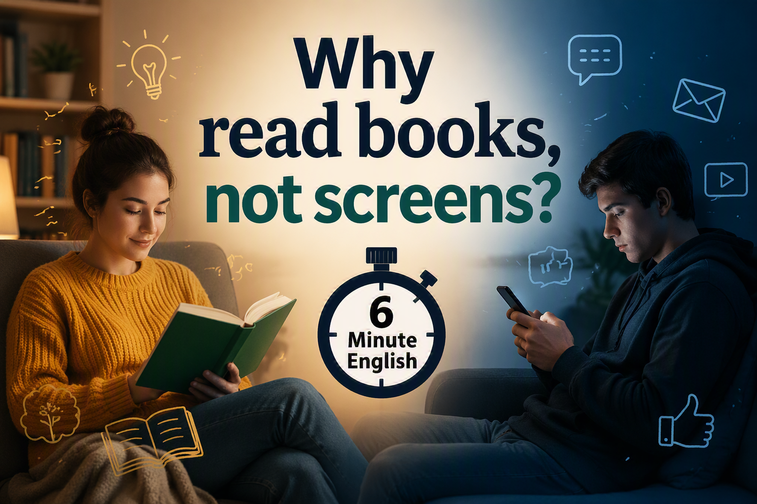Why read books, not screens?